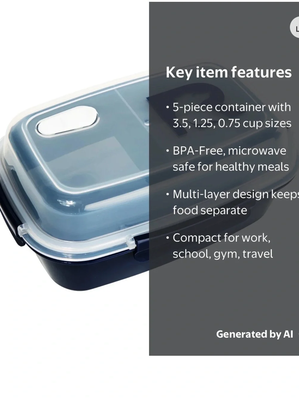 RTIC Food Container- BPA free, microwave safe- set of 3